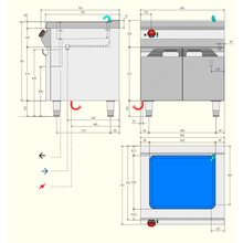 Charger l&#39;image dans la galerie, DESCO - Bain-marie électrique GN 2/1 - 5 Kw
