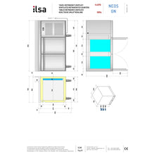 Charger l&#39;image dans la galerie, ILSA - Table réfrigérée positive -2°C/+8°C - avec 2 portes GN 1/1
