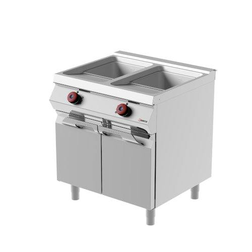 DESCO - Friteuse 17+17 Litres - 28 Kw - Placard fermé